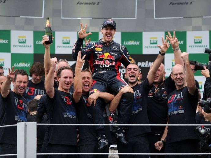2012. F1 Drivers' Title Sebastian Vettel 2012. F1 Contructors' Title Red Bull Racing